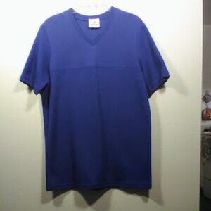 Steven Ross Naturally Blue V Neck Short Sleeve Shirt XL-XXL